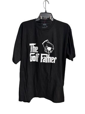 The Golf Father Graphic Tee - Black - (Brand: amador)